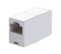 Equip 121252 - Cable Interface/Gender Adapters (RJ-45, RJ-45, Female/Female, Gold, White)