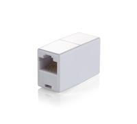 Equip Changeur de genre 121252 RJ45 femelle-femelle Cat5e blanc, contacts plaqués or