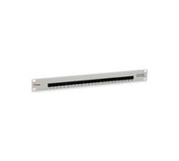 Equip 125296 Baie de Branchements 1U 25 Ports RJ-45 Cat3 Métal Gris Montage Rack 19" (483x100x44.5mm) Certifié RoHS