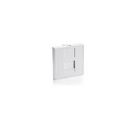 Equip 125471 Plaque de Commutation & Obturateur Blanc, Module 45x45mm, Plastique, 1 Port, Dimensions Emballage 115x55x80mm, Poids 11g