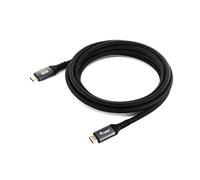 Equip 128382 Câble USB4 Gen 2x2 C vers C, M/M, 2.0m, PD 100W, 4K/60Hz, 20Gbps, noir