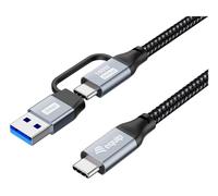 Equip 128432 câble USB USB 3.2 Gen 2x2 2 m USB A/USB C USB C Noir