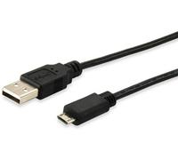 Equip 128594 Câble USB 2.0 1 m USB A Micro-USB B Noir