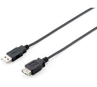 Equip - Rallonge de câble USB - USB (M) pour USB (F) - USB 2.0 - 5 m - noir