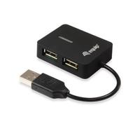 Equip 128952 hub & concentrateur USB 2.0 480 Mbit/s Noir