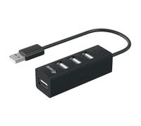 Equip Hub USB 128955 - USB 2.0 480 Mbit/s - Noir