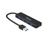 Equip 128959 hub & concentrateur USB 3.2 Gen 1 (3.1 Gen 1) Type-A 5000 Mbit/s Noir