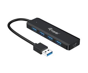 Equip 128959 hub & concentrateur USB 3.2 Gen 1 (3.1 Gen 1) Type-A 5000 Mbit/s Noir