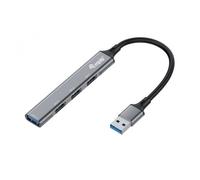 Equip 128960 hub & concentrateur USB 3.2 Gen 1 (3.1 Gen 1) Type-A 5000 Mbit/s Noir, Gris