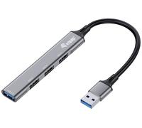 Equip 128960 Hub USB 4 ports USB-A USB 3.0 5 GBit/s noir, gris 128960