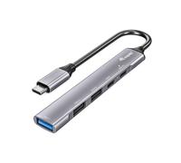 Equip 128962 hub & concentrateur USB 3.2 Gen 1 (3.1 Gen 1) Type-C 5000 Mbit/s Argent