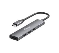 Equip 128963 hub & concentrateur USB 3.2 Gen 1 (3.1 Gen 1) Type-C 5000 Mbit/s Noir, Argent