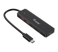 Equip 128966 hub & concentrateur USB 3.2 Gen 2 (3.1 Gen 2) Type-C 10000 Mbit/s Noir