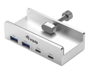 Equip 128967 hub & concentrateur USB 3.2 Gen 1 (3.1 Gen 1) Type-A 5000 Mbit/s Aluminium