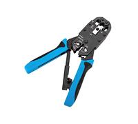 Equip 129409 Outil de sertissage modulaire professionnel Pince à sertir RJ45 8P8C Profi 4P/2C 4P/4C 6P/4C