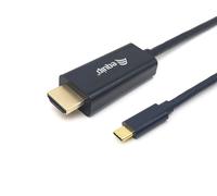 Equip 133411 USB-C-zu-HDMI-Kabel, M/M, 1,0 m, 4K/30 Hz