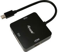 Equip 133439 Equip Mini DisplayPort->HDMI/VGA/DVI Adapter St/Bu schwarz
