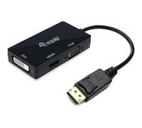 Equip 133441 câble vidéo et adaptateur 0,24 m DisplayPort DVI-D + VGA (D-Sub) + HDMI Noir G