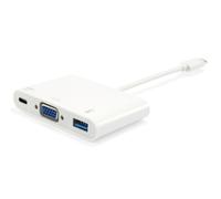 Equip 133462 station d'accueil pour ordinateur portable & réplicateur de ports USB 3.2 Gen 1 (3.1 Gen 1) Type-C blanc