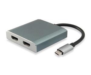 Equip 133464 adaptateur graphique USB 4096 x 2160 pixels Gris