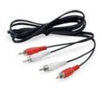Equip 147094 câble audio 2,5 m 2 x RCA Noir G