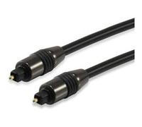 Equip Câble audio optique Toslink 147923 Mâle/Mâle 5 m Noir contacts dorés PVC