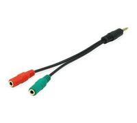 Equip 147943 câble audio 1,5 m 2 x 3.5mm 3,5mm Noir G