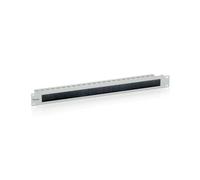 Equip 19 Inch Cable Grommet 1U with Brush Insert Light Grey lightgrey