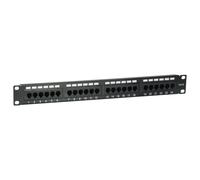 Equip 19" Patchpanel 24x RJ45 Cat5e UTP 1HE schwarz