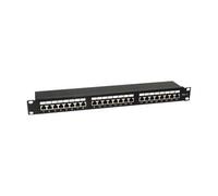Equip 19" Patchpanel 24x RJ45 Cat6 FTP 1HE hellgrau