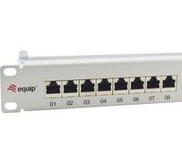 Equip 19" Patchpanel 24x RJ45 Cat6a FTP 1HE hellgrau
