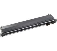 Equip 19" Patchpanel 24x RJ45 Cat6a FTP Premium 1HE hellgrau