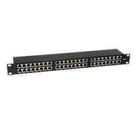 Equip 19" Patchpanel 48x RJ45 Cat6 FTP 1HE schwarz