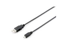 Equip Câble USB 2.0 USB-A mâle vers USB Micro-B mâle 1,80 m 1x