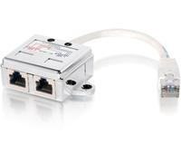 Equip 2-Port Cat5e abgeschirmt RJ45-Stecker->2xRJ45-Buchse Polybeutel