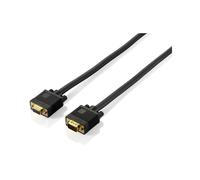Equip 218130 Câble VGA 1.8m Mâle/Femelle Connecteurs VGA (D-Sub) Plaqué Or AWG28 Blindé RoHS Noir