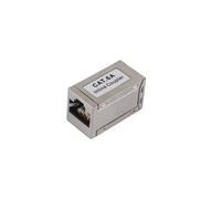 Equip 221171 Adaptateur RJ-45 Femelle/Femelle Cat6a Argent - Connecteurs Droits, Dimensions 15.8x17.8x30.4mm, Conforme RoHS