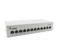 Equip Baie de branchements 1U 227363 6 ports RJ-45 Cat6 Gigabit Acier