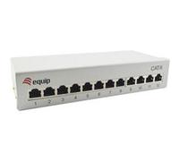 Equip Baie de branchements 1U 227363 6 ports RJ-45 Cat6 Gigabit Acier