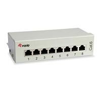EQUIP 227369 PATCHPANEL 8X RJ45 CAT6 MESA DE 10 "MALETA