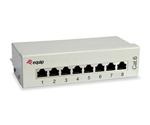 EQUIP 227369 PATCHPANEL 8X RJ45 CAT6 MESA DE 10 "MALETA