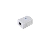 Equip 235213 Boîtier prise murale RJ-45 Cat.5e Blanc, 1 port Ethernet LAN (RJ-45), 39x29.5x54mm, Conforme RoHS, Origine Chine