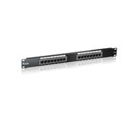 Equip 235316 Baie de Branchements 1U - 16 Ports RJ-45 Cat5e Contacts Or - Montage Rack 1U - 483x44x29mm - Certification ANSI/TIA/EIA 568