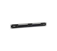 Equip 235317 : Baie de Branchements 1U, 16 Ports RJ45, Gigabit Ethernet, 10/100/1000Base-T(X), Cat5e, Acier, 482.6x44.5x32.5mm, RoHS