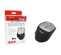 Equip 245115 Souris sans Fil avec Adaptateur Dual Connect (USB-C+A)