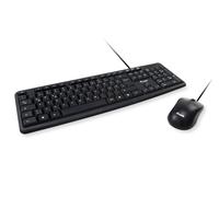 Equip 245202 clavier Souris incluse Bureau USB QWERTY Portuguais Noir