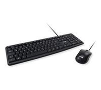 Equip 245203 clavier Souris incluse USB QWERTY Italien Noir Noir G