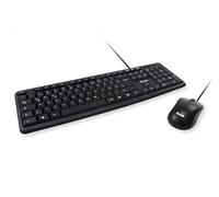 Equip 245203 Clavier USB QWERTY Italien Noir - Claviers (Standard, USB, QWERTY, Noir, Souris Incluse)