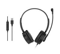 Equip 245301 casque Avec fil Arceau Appels/Musique Noir