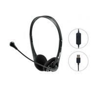 Equip 245305 casque Avec fil Arceau Bureau/Centre d'appels USB Type-A Noir